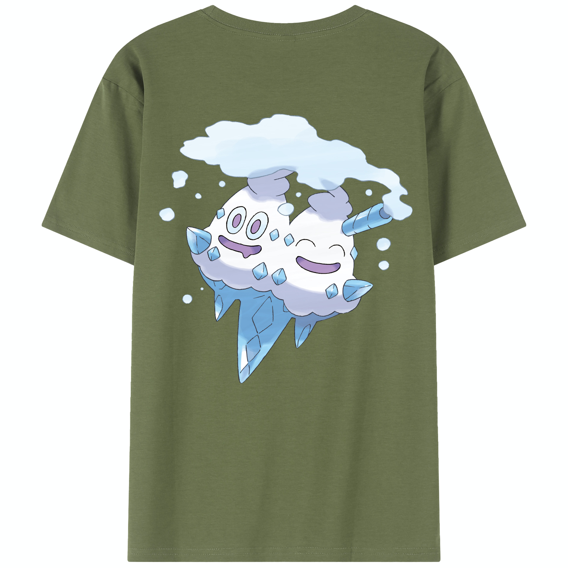 （画像用） ポケットモンスター Pokémon 綿100％半袖Tシャツ（背面プリント）